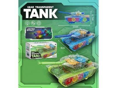 Opakowanie Czołg przezroczysty światło dźwięk