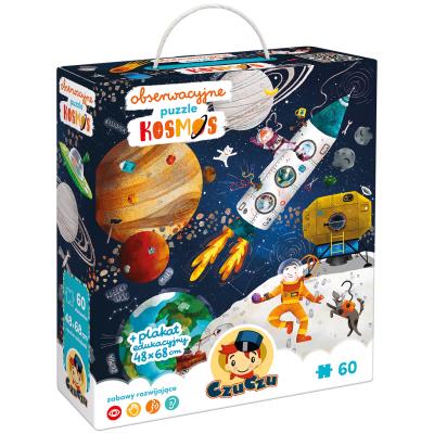 Opakowanie CzuCzu Obserwacyjne puzzle Kosmos 4+