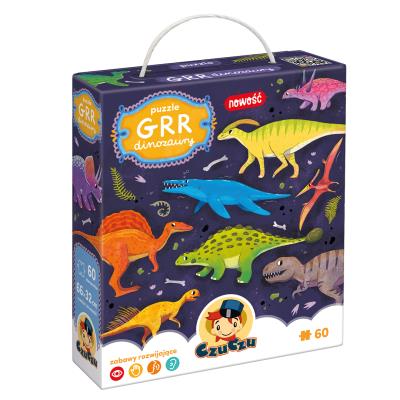 Opakowanie CzuCzu Puzzle Grr Dinozaury 4+