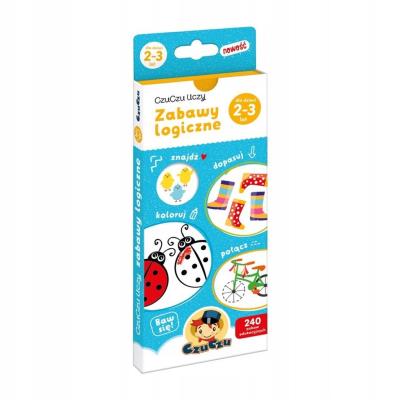 Okładka książki CzuCzu Uczy Zabawy logiczne dla dzieci 2-3 lat