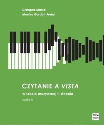 Okładka książki Czytanie a vista w szkole muzycznej II st cz.3