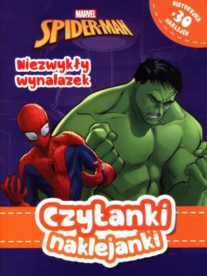 Okładka książki Czytanki naklejanki Niezwykły wynalazek Marvel Spider-Man