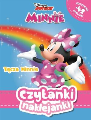 Okładka książki Czytanki naklejanki. Tęcza Minnie. Disney