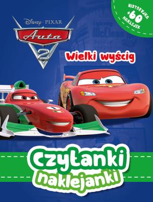 Okładka książki Czytanki naklejanki. Wielki wyścig. Disney Pixar