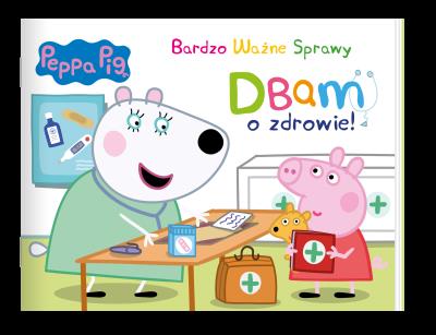 Dbam o zdrowie. Bardzo Ważne Sprawy. Świnka Peppa. Autor: Opracowanie zbiorowe. SmakLiter.pl Okładka książki Dbam o zdrowie. Bardzo Ważne Sprawy. Świnka Peppa