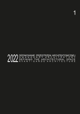 Okładka książki Defining the Architectural Space, 2022 vol. 1