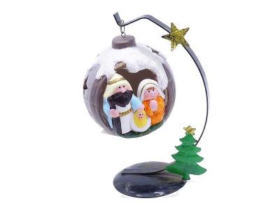 Opakowanie Dekoracja bombka na stojaku