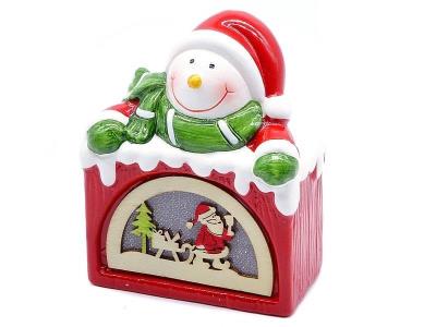 Opakowanie Dekoracja domek ze światłem LED