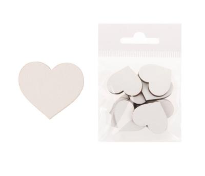 Dekoracja drewniana 12szt Serce duże. Wydawca: CRESCO. SmakLiter.pl Opakowanie Dekoracja drewniana 12szt Serce duże