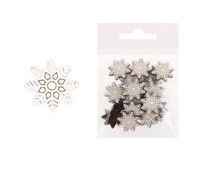 Opakowanie Dekoracja drewniana 24szt Śnieżka 2