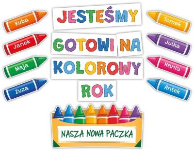 Opakowanie Dekoracja klasowe - Kolorowy rok