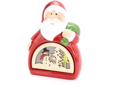 Opakowanie Dekoracja Mikołaj ze światłem LED