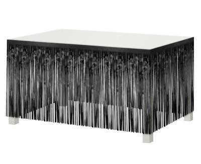 Opakowanie Dekoracja na brzeg stołu czarna 80x300cm