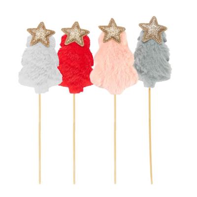 Opakowanie Dekoracja na piku - pluszowa choinka