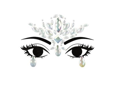 Opakowanie Dekoracja na twarz Kryształki świecące w ciemności