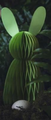 Opakowanie Dekoracja papierowa Króliczek na magnes 30cm