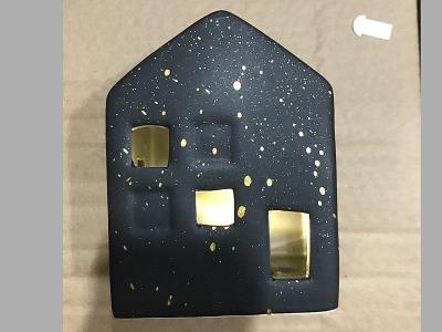 Opakowanie Dekoracja świąteczna Domek ceramiczny