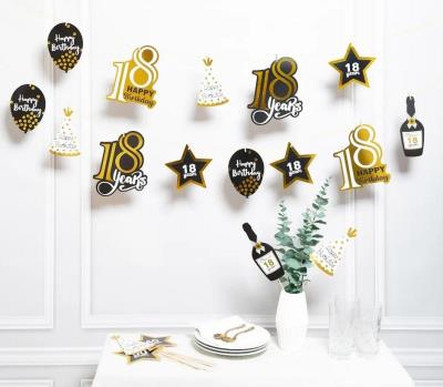 Opakowanie Dekoracja urodzinowa 18