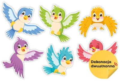 Opakowanie Dekoracja wiosenna - Ptaszki 6el