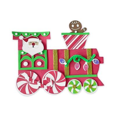 Opakowanie Dekoracja z pianki z magnesem lokomotywa