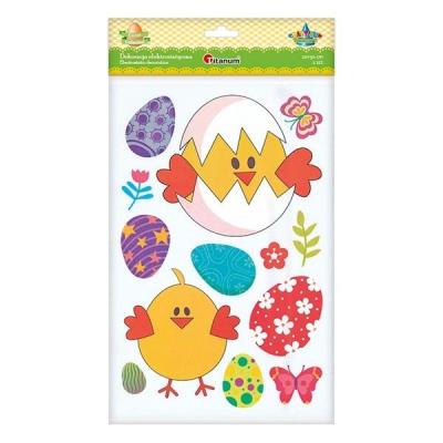 Dekoracje elektrostatyczne Wielkanoc 13szt. Wydawca: Titanum. SmakLiter.pl Opakowanie Dekoracje elektrostatyczne Wielkanoc 13szt