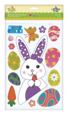 Dekoracje elektrostatyczne Wielkanoc 14szt. Wydawca: Titanum. SmakLiter.pl Opakowanie Dekoracje elektrostatyczne Wielkanoc 14szt