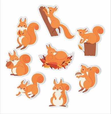 Opakowanie Dekoracje jesienne - Wiewiórki 8szt