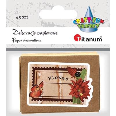 Opakowanie Dekoracje kartonowe notatki w pudełku 45szt