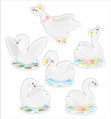 Opakowanie Dekoracje okienne dwustrone - Łabędzie 01 6szt