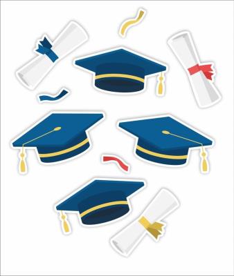 Opakowanie Dekoracje okienne dwustronne - Birety 01 10szt