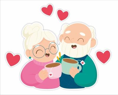 Opakowanie Dekoracje okienne - Dziadkowie 5el