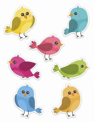 Opakowanie Dekoracje okienne wiosenne - Ptaszki 01 7szt