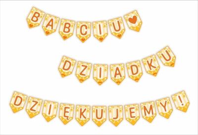 Opakowanie Dekoracje okolicznościowe - Babciu, Dziadku.. 25el