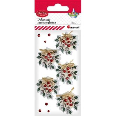 Opakowanie Dekoracje samoprzylepne papierowo-foliowe 3D 11szt