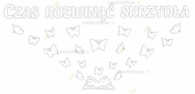 Opakowanie Dekoracje szkolne - Czas rozwinąć skrzydła XXL
