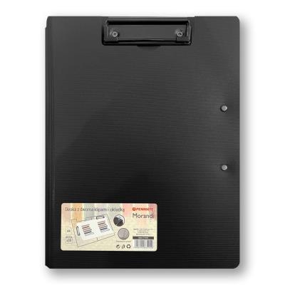 Opakowanie Deska z dwoma klipami i okładką A4/A3 czarna