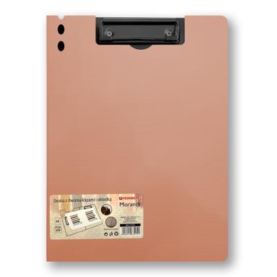 Opakowanie Deska z klipem i okładką A4 Morandi różowa