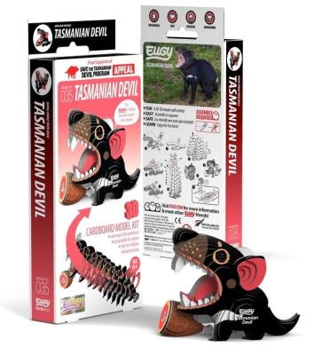 Opakowanie Diabeł tasmański Eugy. Eko Układanka 3D