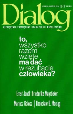 Dialog 11-12/2024. Autor:   Praca zbiorowa. SmakLiter.pl Okładka książki Dialog 11-12/2024