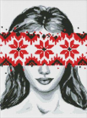 Opakowanie Diamentowa mozaika bez ramy - Amulet 30x40cm