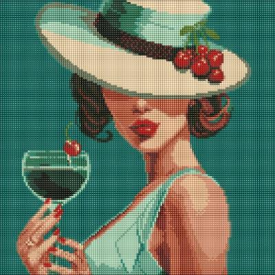 Opakowanie Diamentowa mozaika bez ramy - Blue curacao 40x50cm