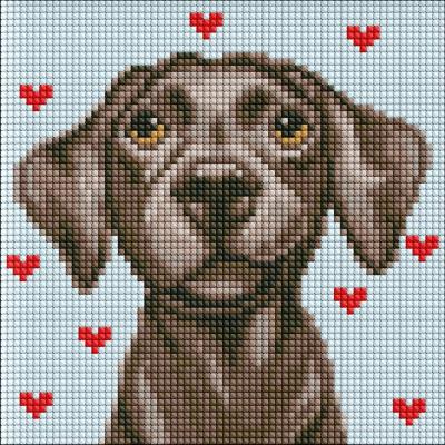 Opakowanie Diamentowa mozaika bez ramy- Czuły przyjaciel Kids