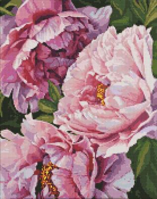 Opakowanie Diamentowa mozaika bez ramy - Magia kwiatów 40x50