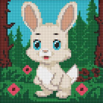 Opakowanie Diamentowa mozaika bez ramy - Magiczny królik Kids