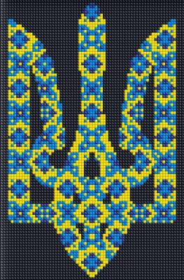 Opakowanie Diamentowa mozaika bez ramy - Symbol Ukrainy 20x30