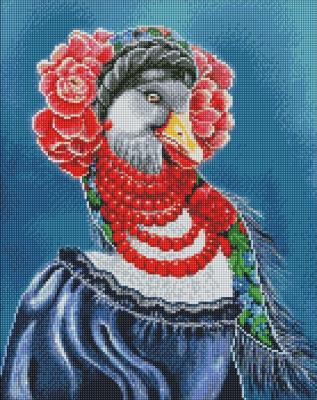 Opakowanie Diamentowa mozaika bez ramy - Ukraińska gęś 40x50c