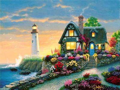 Opakowanie Diamentowa mozaika Chatka latarnika 60711