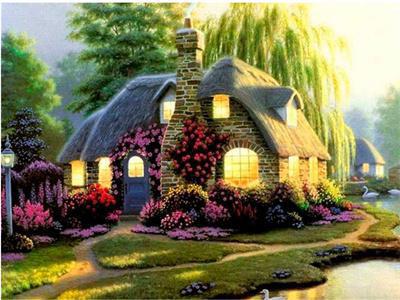 Opakowanie Diamentowa mozaika Dom 60684