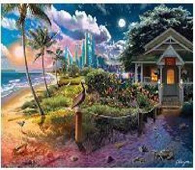 Opakowanie Diamentowa mozaika dom na plaży NO-1008297