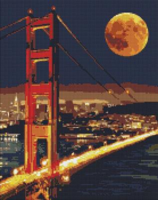 Opakowanie Diamentowa mozaika - Golden Gate 40x50cm